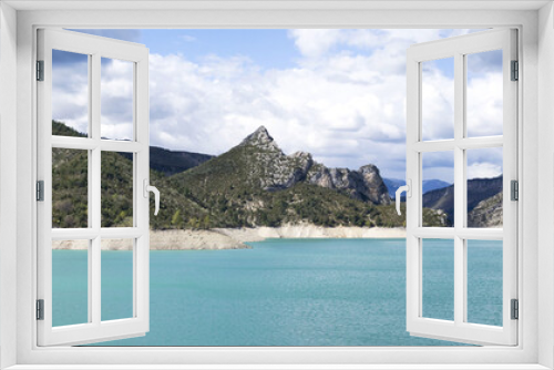 Fototapeta Naklejka Na Ścianę Okno 3D - The lake of Castillon, France