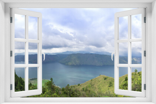 Fototapeta Naklejka Na Ścianę Okno 3D - View from Samosir Island.