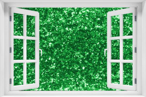Fototapeta Naklejka Na Ścianę Okno 3D - background shimmering bright glittery shimmering sparkle backdrop green green glittery green