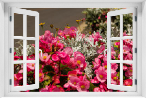 Fototapeta Naklejka Na Ścianę Okno 3D - Flowers decoration