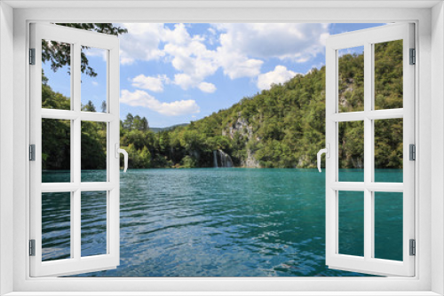 Fototapeta Naklejka Na Ścianę Okno 3D - Beautiful scenery in Plitvice Lakes National Park, Croatia