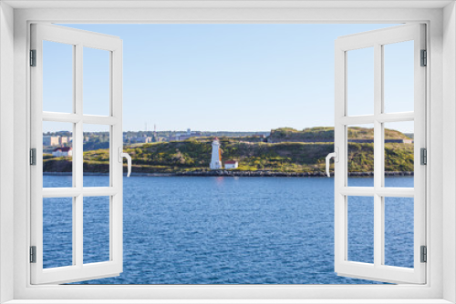 Fototapeta Naklejka Na Ścianę Okno 3D - Small Lighthouse on Halifax Coast