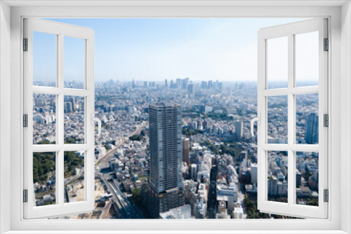 Fototapeta Naklejka Na Ścianę Okno 3D - Tokyo cityscape