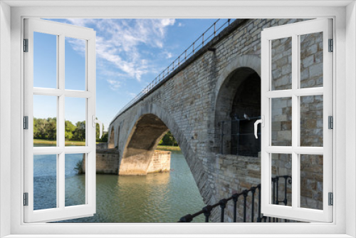 Fototapeta Naklejka Na Ścianę Okno 3D - Pont saint Benezet