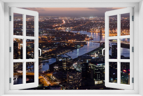 Fototapeta Naklejka Na Ścianę Okno 3D - Aerial view of Melbourne Australia