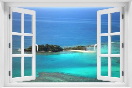 Fototapeta Naklejka Na Ścianę Okno 3D - Paradise Deserted Island Fiji