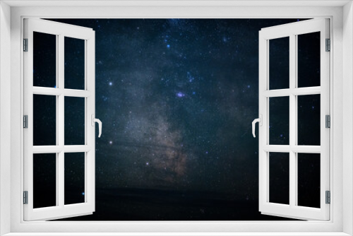 Fototapeta Naklejka Na Ścianę Okno 3D - starry sky night photo of stars