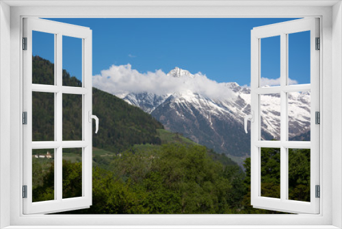 Fototapeta Naklejka Na Ścianę Okno 3D - Texelgruppe, Südtirol, Italien