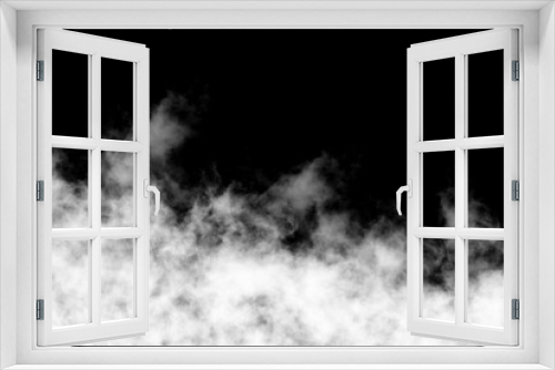 Fototapeta Naklejka Na Ścianę Okno 3D - Biała chmura, dym