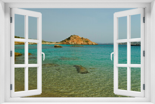 Fototapeta Naklejka Na Ścianę Okno 3D - Panorama dell'Isola di Spargi. Arcipelago della Maddalena. Sardegna, Italy