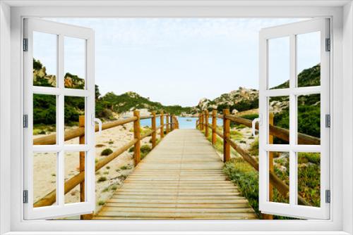 Fototapeta Naklejka Na Ścianę Okno 3D - Panorama dell'Isola di Spargi. Arcipelago della Maddalena. Sardegna, Italy