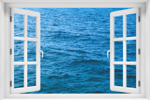 Fototapeta Naklejka Na Ścianę Okno 3D - Blue ocean water surface as background
