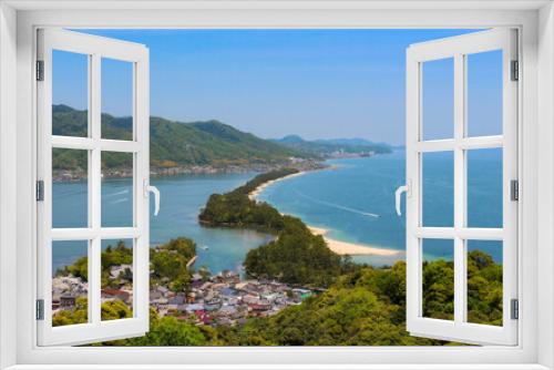 Fototapeta Naklejka Na Ścianę Okno 3D - 日本三景・天橋立の絶景