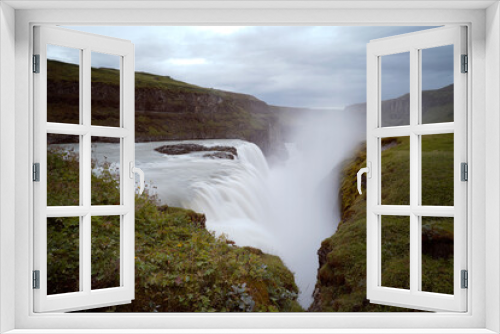Fototapeta Naklejka Na Ścianę Okno 3D - Stunning Waterfall Gullfoss in Iceland