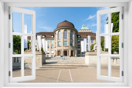 Fototapeta Naklejka Na Ścianę Okno 3D - University of Zurich entrance, Switzerland