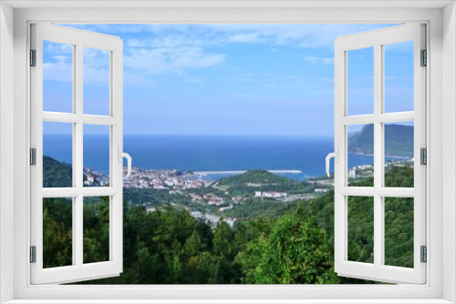 Fototapeta Naklejka Na Ścianę Okno 3D - View of old town of Amasra in Bartın district of Turkey.