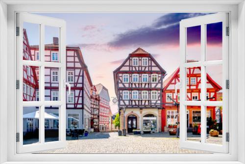 Fototapeta Naklejka Na Ścianę Okno 3D - Altstadt, Lauterbach, Hessen, Deutschland 