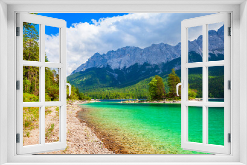 Fototapeta Naklejka Na Ścianę Okno 3D - Eibsee lake in Bavaria, Germany