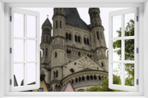 Fototapeta Naklejka Na Ścianę Okno 3D - St Martin Church. Cologne, Germany