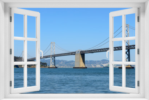 Fototapeta Naklejka Na Ścianę Okno 3D - Bay Bridge, San Francisco