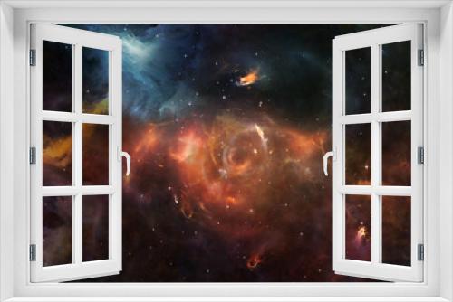 Fototapeta Naklejka Na Ścianę Okno 3D - Glow of Space