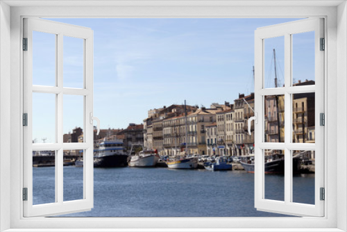 Fototapeta Naklejka Na Ścianę Okno 3D - harbor of Sete (Languedoc Roussillon)