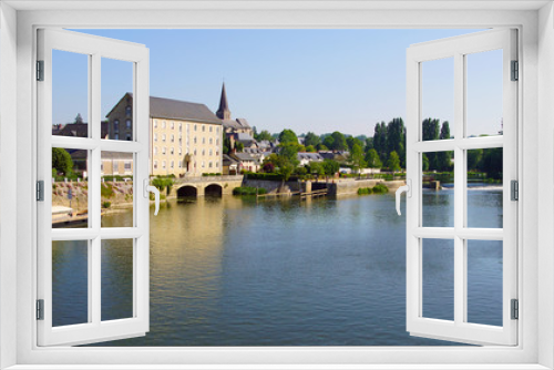 Fototapeta Naklejka Na Ścianę Okno 3D - Châteauneuf-sur-Sarthe