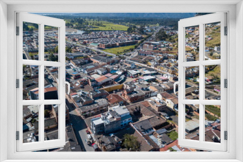 Fototapeta Naklejka Na Ścianę Okno 3D - Above Ubaté: Aerial Photography Collection