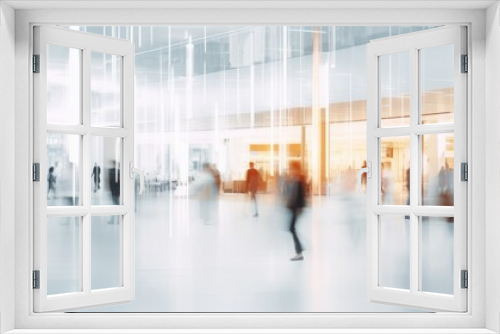 Blurred shopping people in shoppingmall background.