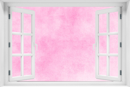 Watercolor pink background. Empty damaged and scratchy painted background. Vector