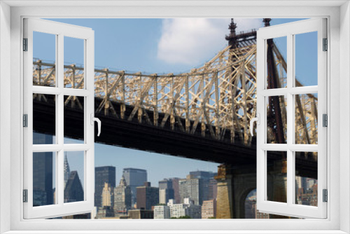 Fototapeta Naklejka Na Ścianę Okno 3D - New York City Bridges-24