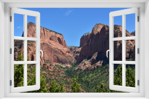 Fototapeta Naklejka Na Ścianę Okno 3D - Kolob Canyon
