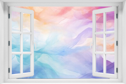 Watercolor background with soft, colorful strokes and atmosphere