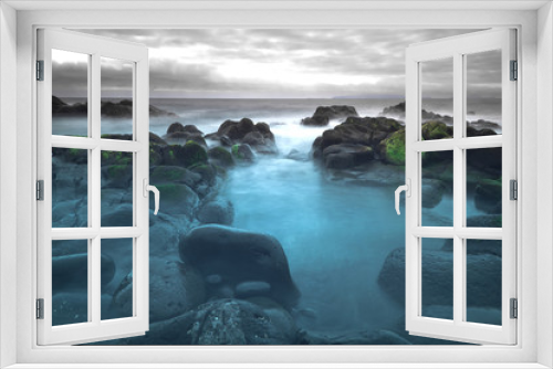 Fototapeta Naklejka Na Ścianę Okno 3D - ozean felsen
