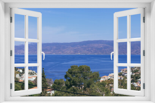 Fototapeta Naklejka Na Ścianę Okno 3D - Top view of the island Hydra, a Greek island	