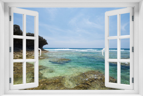 Fototapeta Naklejka Na Ścianę Okno 3D - 沖縄の海　荒崎海岸