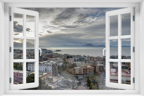 Fototapeta Naklejka Na Ścianę Okno 3D - Panorama di Napoli