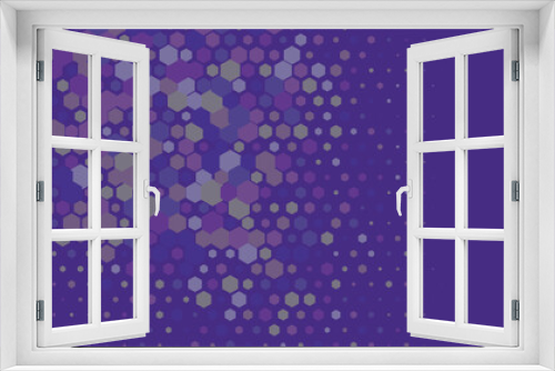Fototapeta Naklejka Na Ścianę Okno 3D - Geometric Multi size Hexagon with multi Color Background
