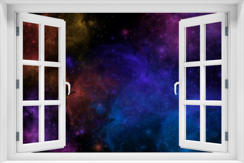 Fototapeta Naklejka Na Ścianę Okno 3D - สำเนาของ colorful galaxy - 2