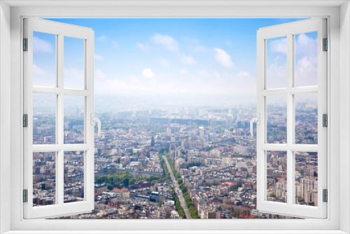 Fototapeta Naklejka Na Ścianę Okno 3D - Panorama of city Paris