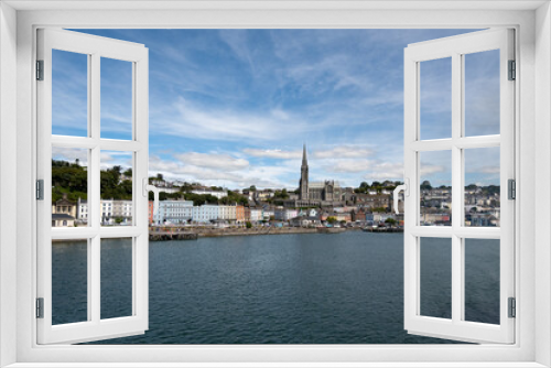 Fototapeta Naklejka Na Ścianę Okno 3D - Scenic Views from Brittany Ferries' Pont Aven Ferry Overlooking Cobh, Cork, Ireland