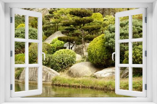 Fototapeta Naklejka Na Ścianę Okno 3D - jardin relaxant