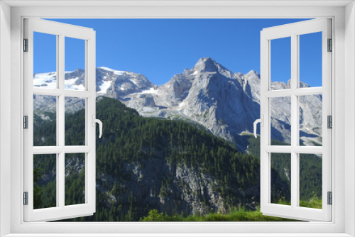 Fototapeta Naklejka Na Ścianę Okno 3D - Marmolada, Dolomites