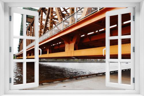 Fototapeta Naklejka Na Ścianę Okno 3D - Part of lift bridge.