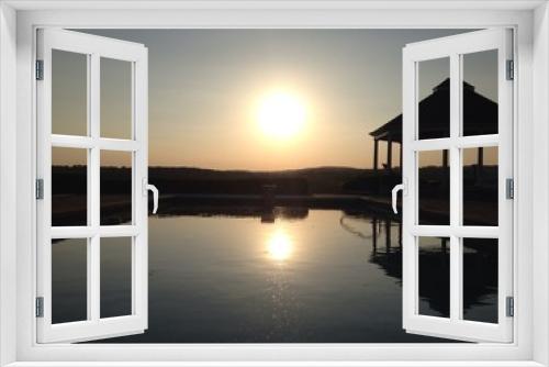 Fototapeta Naklejka Na Ścianę Okno 3D - summer sunset 