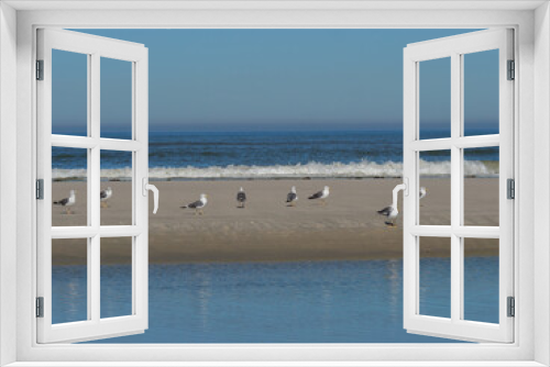 Fototapeta Naklejka Na Ścianę Okno 3D - Sommer am Strand von Langeoog