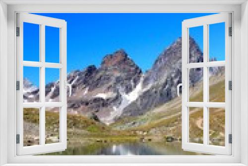 Fototapeta Naklejka Na Ścianę Okno 3D - Bergsommer Alpen