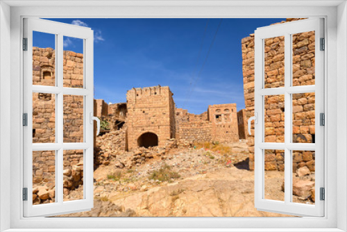 Fototapeta Naklejka Na Ścianę Okno 3D - yemen sanaa