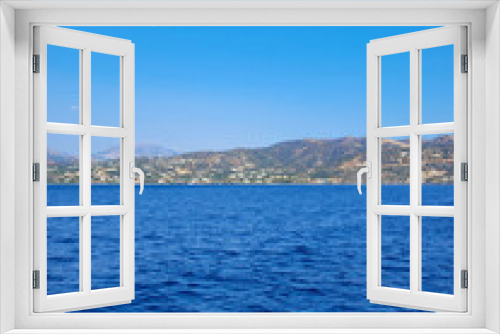 Fototapeta Naklejka Na Ścianę Okno 3D - View from a cruise ship on the Mediterranean Sea