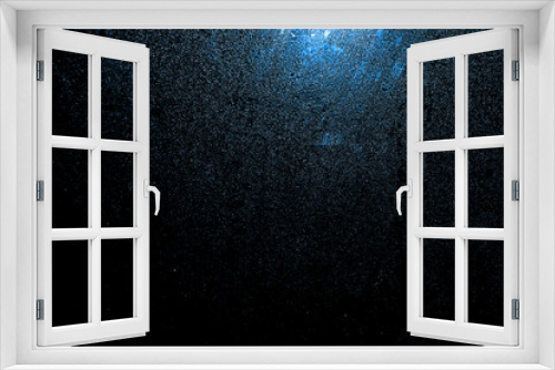 Fototapeta Naklejka Na Ścianę Okno 3D - Blue white glitter texture abstract banner background with space. Twinkling glow stars effect. Like outer space, night sky, universe, grain.